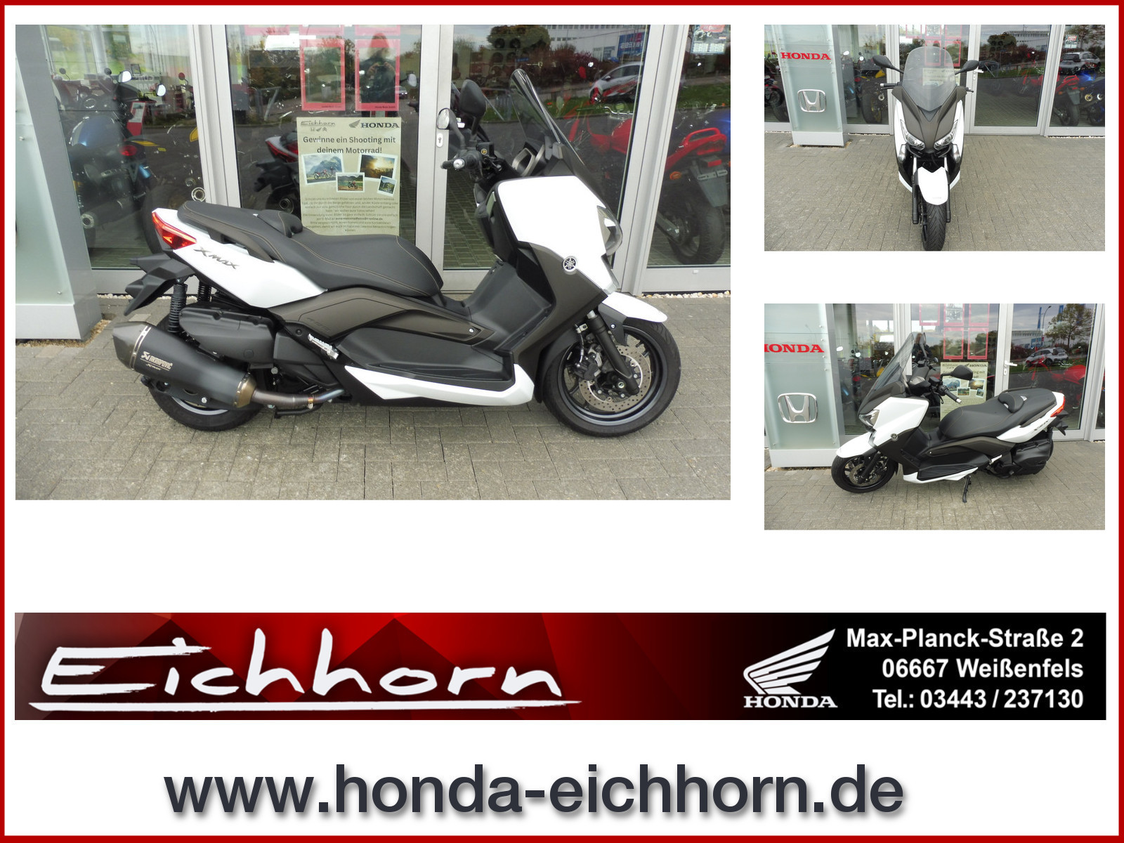 Yamaha X Max 400 Inspektion+HU NEU+Akrapovic