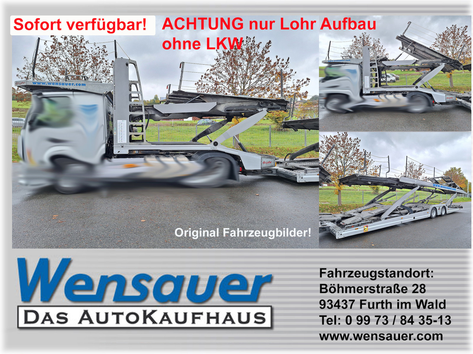 Lohr NUR LOHR AUFBAU Eurolohr200 C2 -TÜV 03/25 - Autotransporter