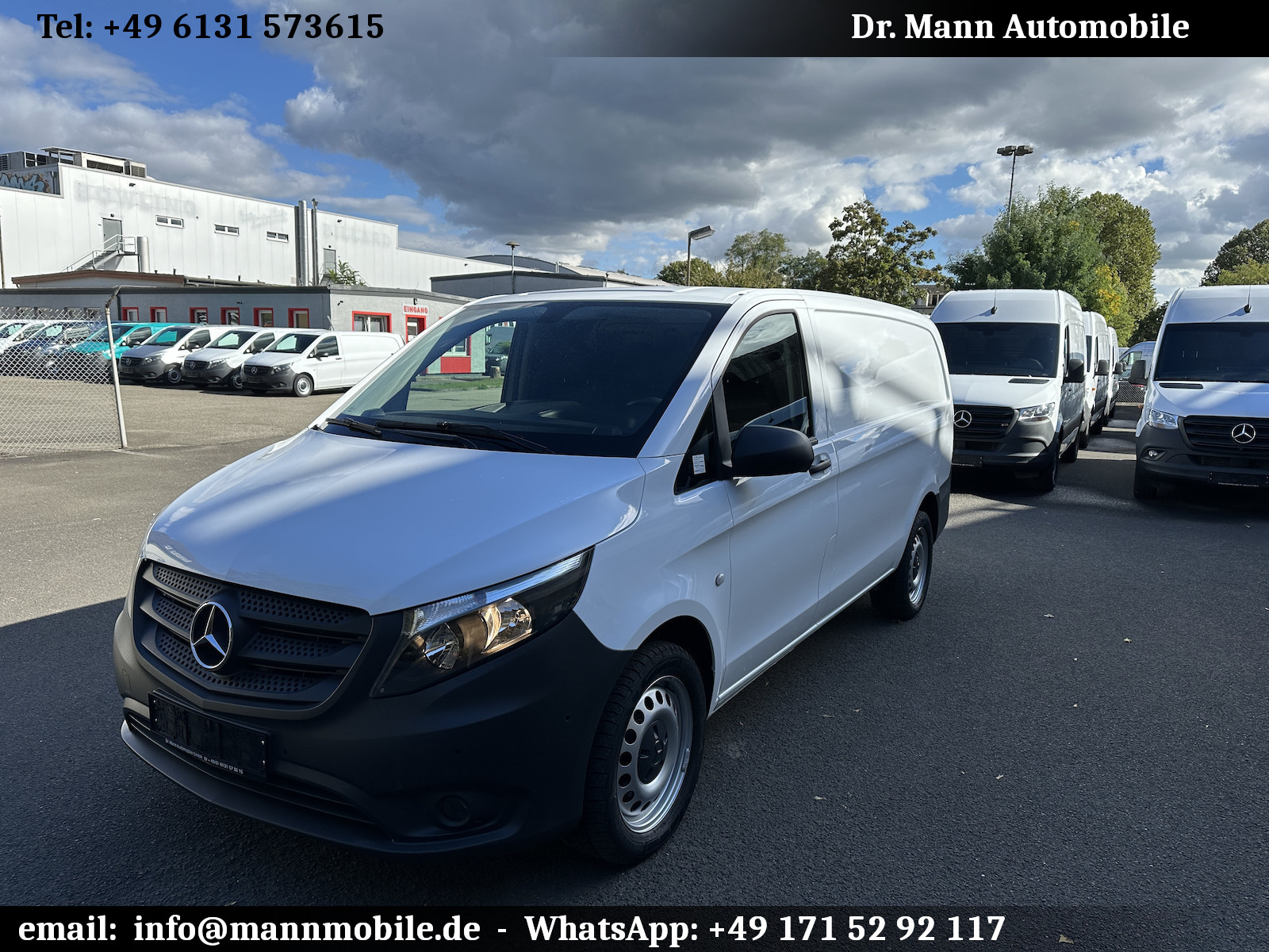 Mercedes-Benz Vito Kasten 4x4 114 lang 2,5 to AHK Sortimo Einbau