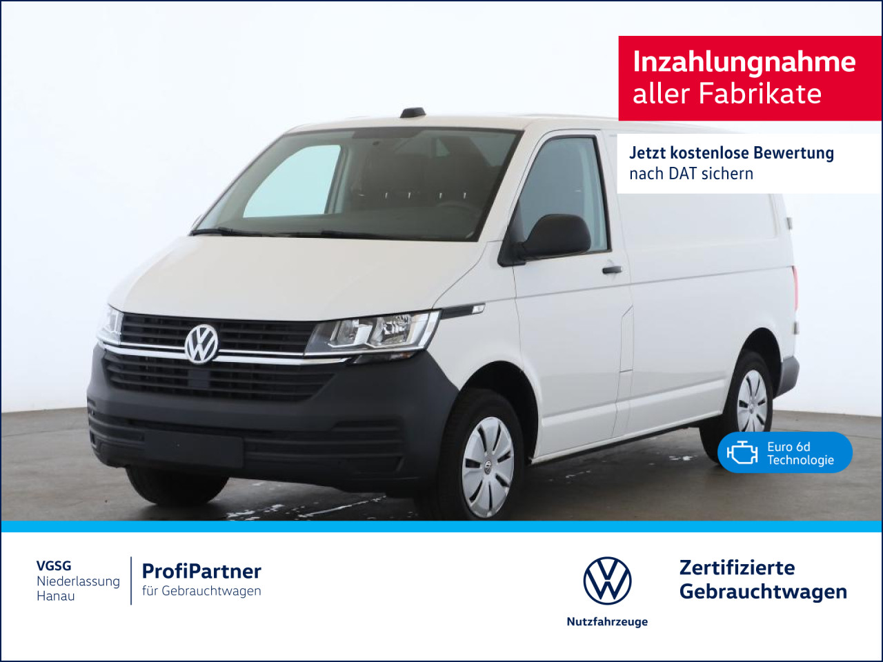 Volkswagen Kasten T6.1 KR AHK-Vorbereitung Navi PDC Klima ZV