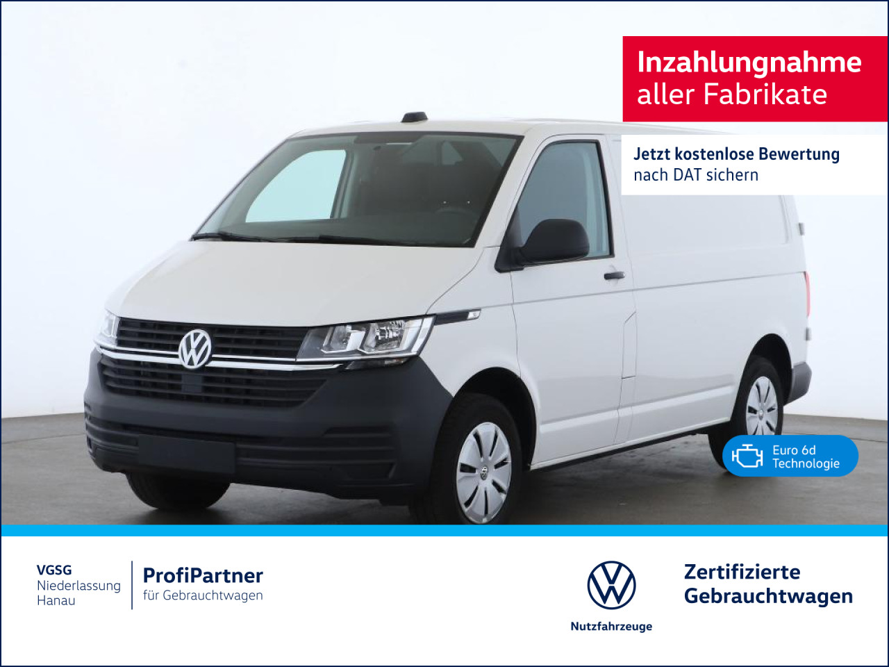 Volkswagen Kasten T6.1 KR 2.0 TDI Vorbereitung AHK Klima DAB Kasten T6.1 KR 2.0 TDI Vorbereitung AHK Klima DAB Navi ZV