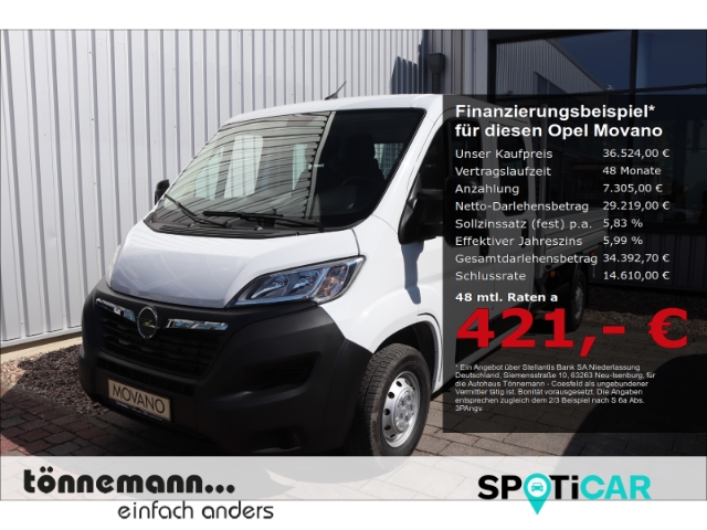 Opel Movano C FG-DOPPELKABINE L3 3,5T+EVELS PRITSCHENAUFBAU+ALLWETTERREIFEN