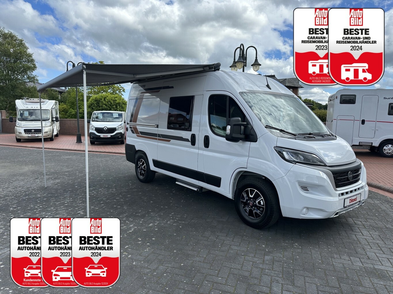 Weinsberg CaraBus 540 MQ +AHK+TV+Solar+Voll-LED+Markise+Alu-Felgen+