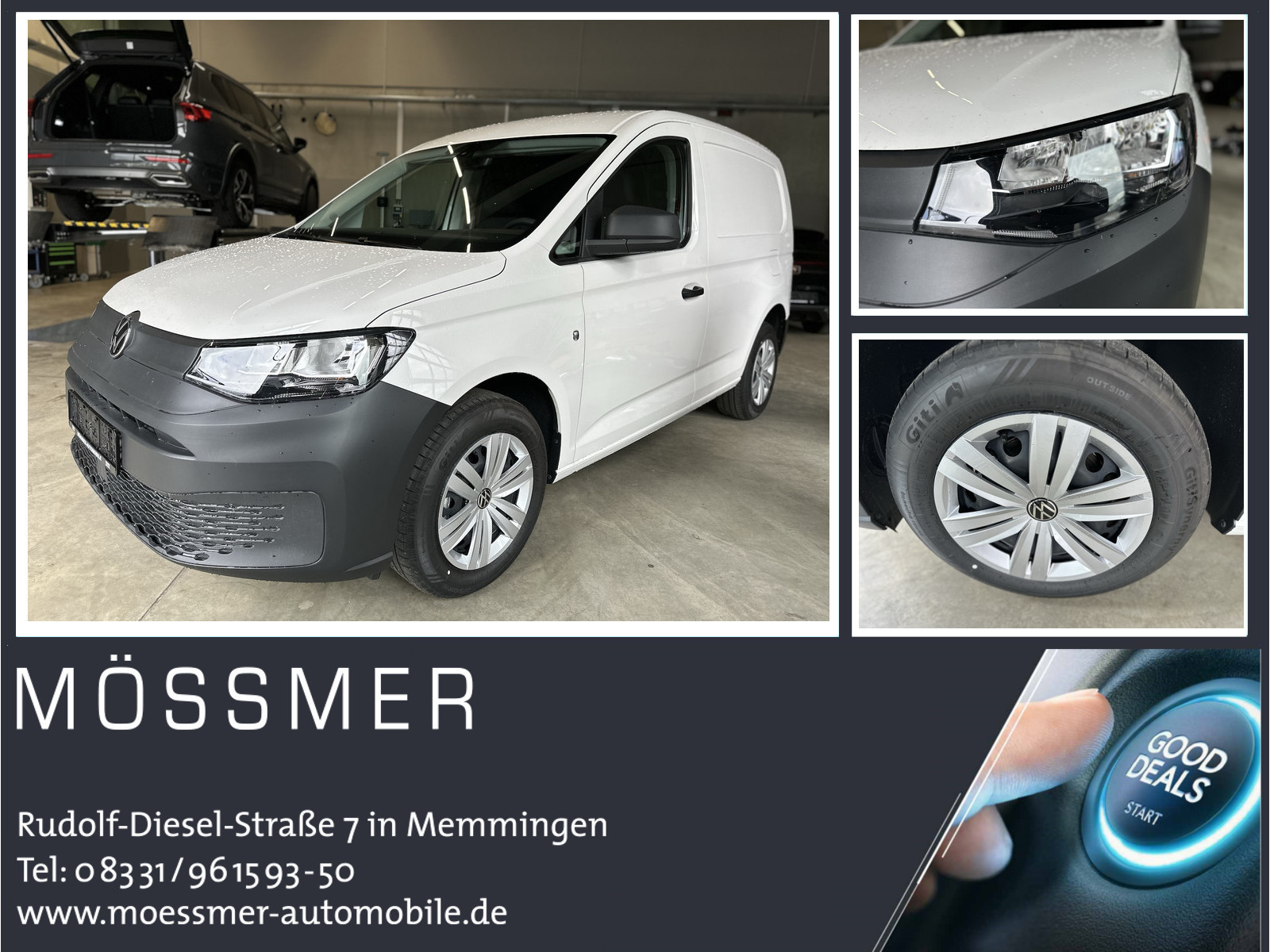 Volkswagen Caddy Cargo 2,0TDI Klima Trennwand Bluetooth