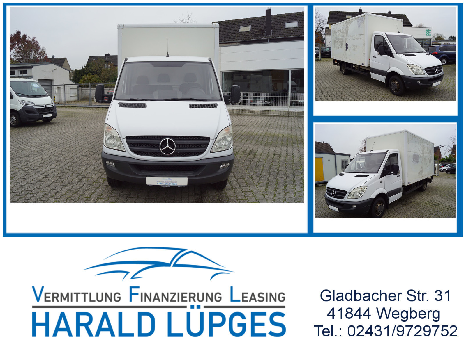 Mercedes-Benz Sprinter 515 CDI Koffer-Ladebordwand, Euro 4