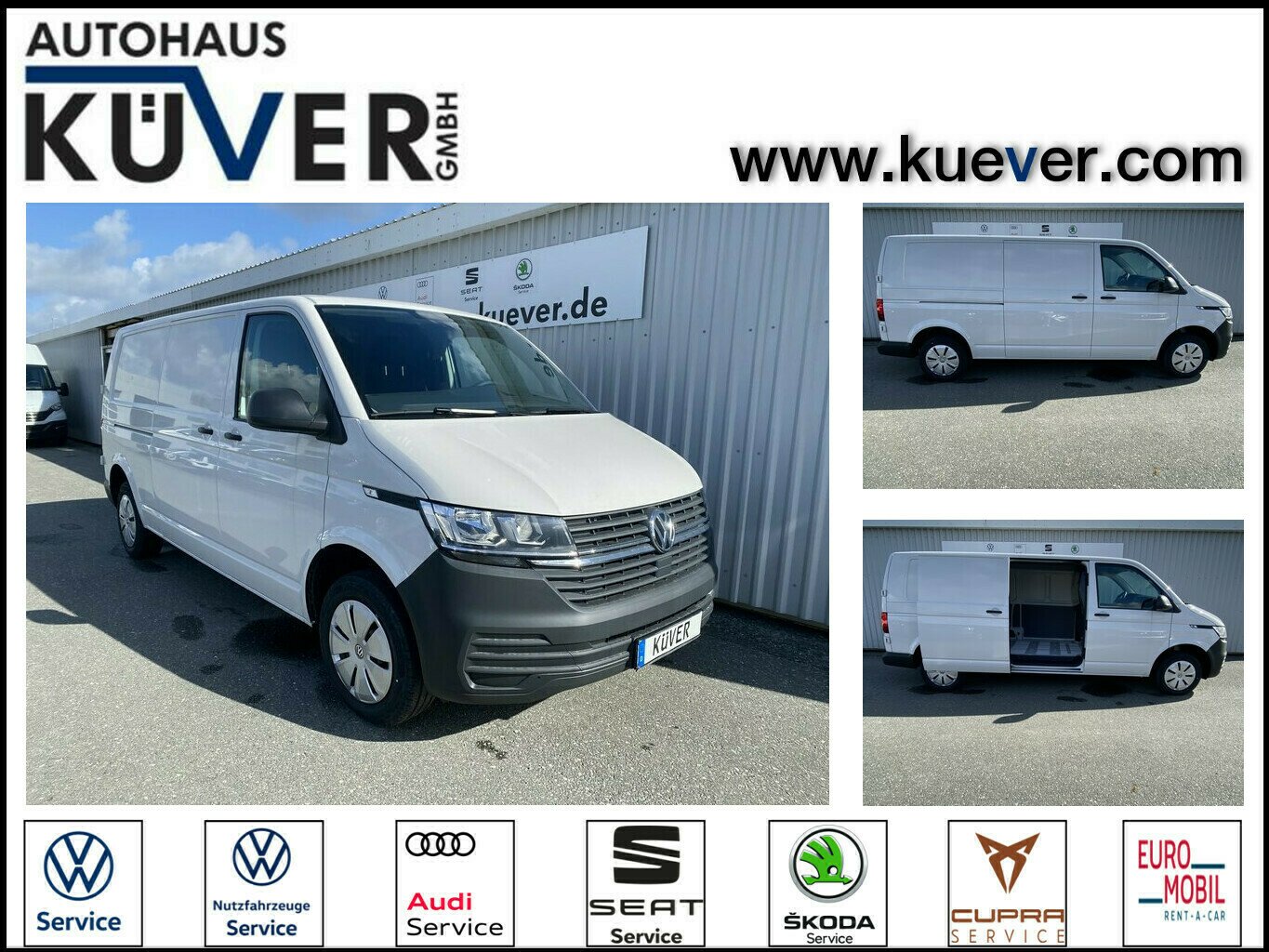 Volkswagen T6.1 Kasten 2,0 TDI LR Klima+Einparkh.+GRA