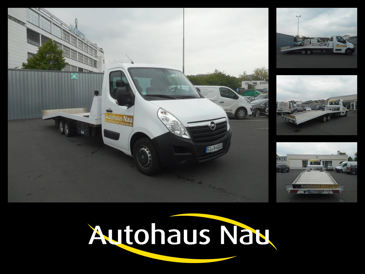 Opel Movano 2.3 BiTurbo Abschlepper Plateau hydr. abs