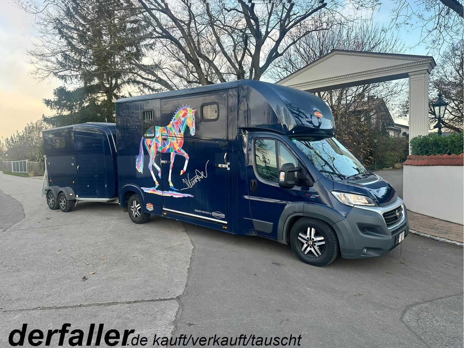 Fiat Ducato Böckmann mit Böckmann Portax Anhänger