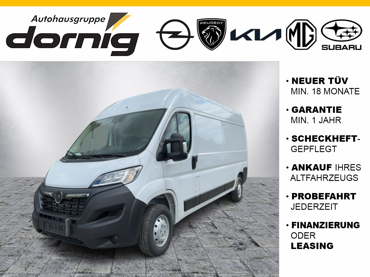 Opel Movano Cargo L3H2 3,5t, City Paket *NP*