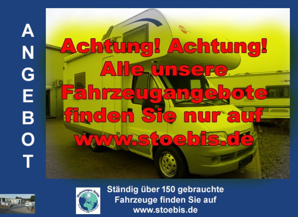 Bürstner Levanto A 530 VK 28 - absenkbarer Fahrradtr.