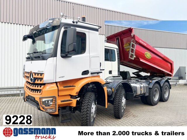 Mercedes-Benz Arocs 4151 AK 8x8/4, Grounder, Meiller