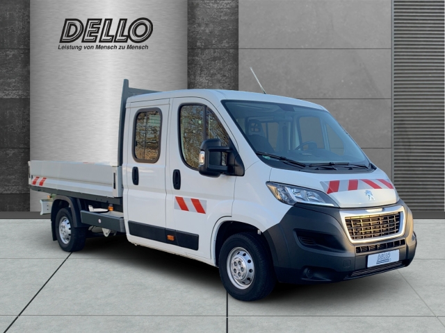 Peugeot Boxer Pritsche Doka. 335 L3 BlueHDi 140 2.2 FAP AHK 7-Sitzer