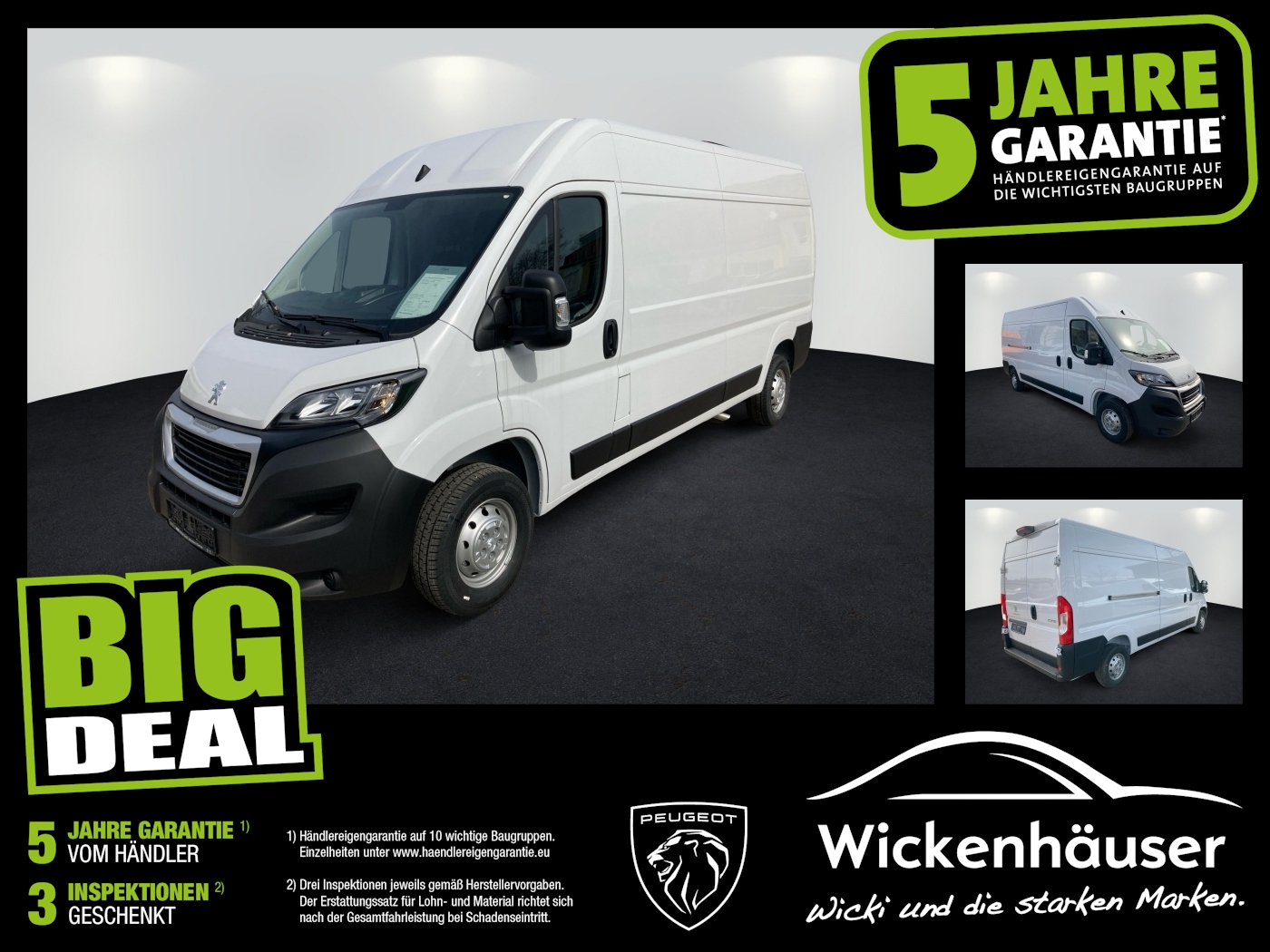 Peugeot Boxer Kasten L3H2 3.3t Klima Navi Kamera BLIS L3H2 120