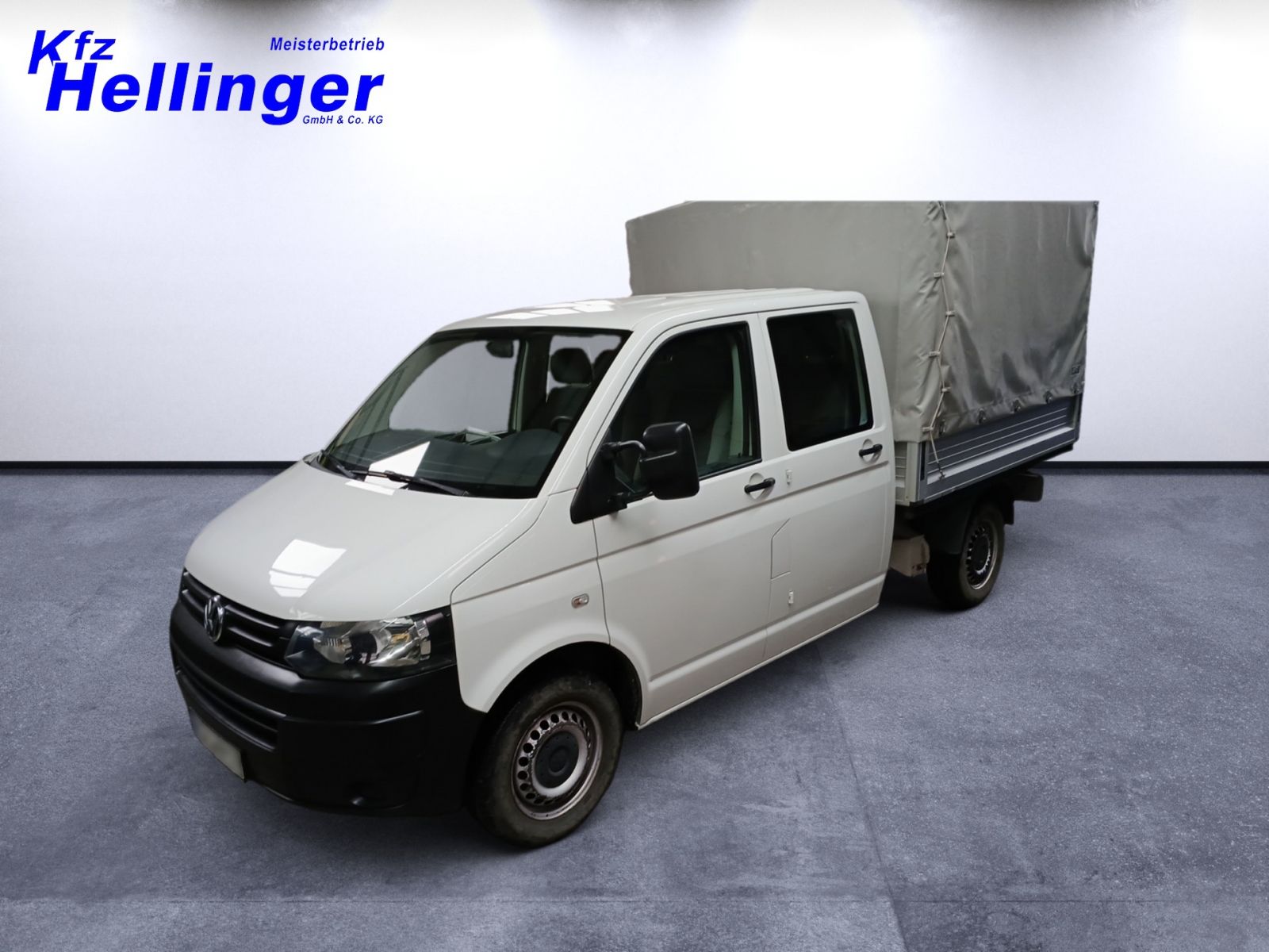 Volkswagen VW Transporter Doka mit hoher Plane