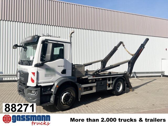 MAN TGM 18.320 4x2 BL, Hiab Tele-Absetzanlage, Funk