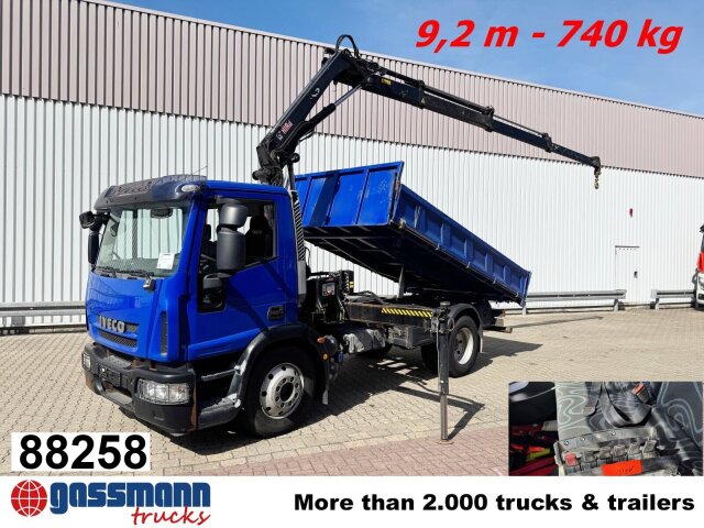 Iveco EuroCargo ML120E28K 4x2 mit Kran Hiab XS088 ES-3