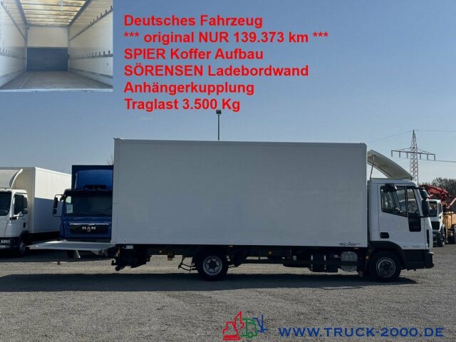 Iveco 75E18 Koffer & LBW original NUR 139.373 Km