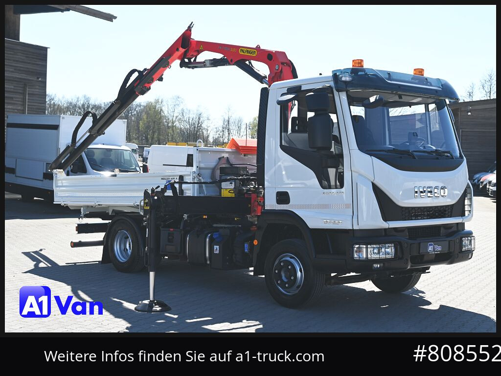 Iveco Eurocargo 80E22 Kipper Kran, Palfinger, Klima, Luftfederung