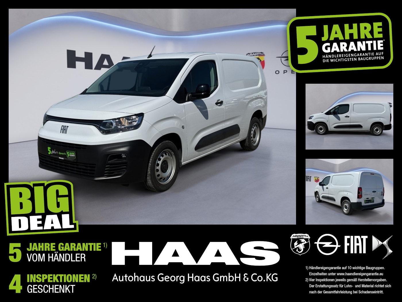 Fiat Doblo 1.5 BlueHDi L2 Kasten Klima Kamera