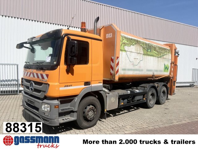 Mercedes-Benz Actros 2641/48 L 6x4, Seilabroller, Haller