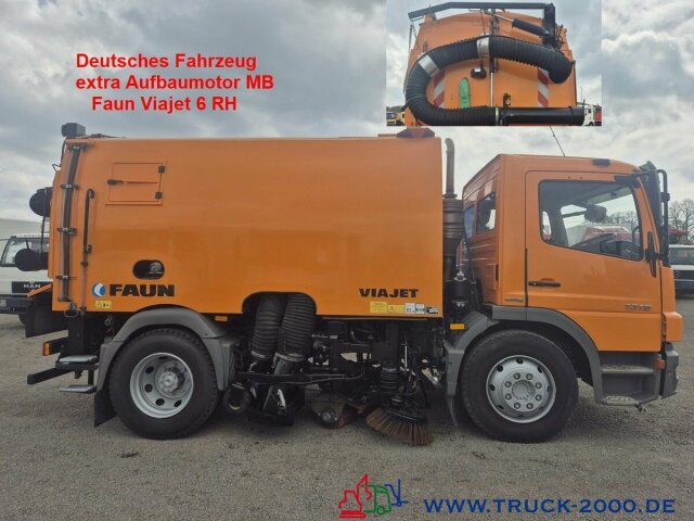 Mercedes-Benz 1518 Faun Viajet 6RH sep.Aufbaumotor Hecksauger