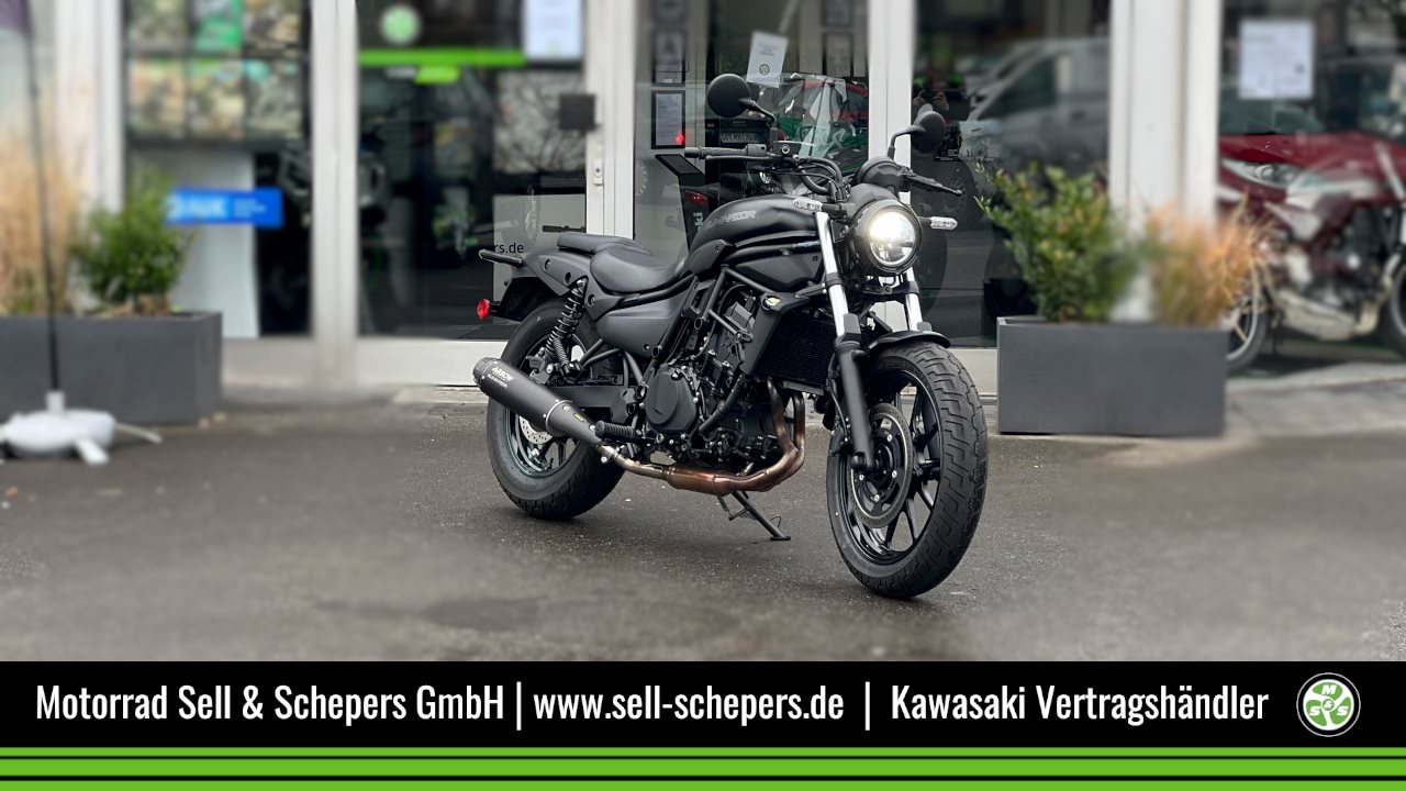 Kawasaki Eliminator 500, Arrow Auspuff + wenig KM