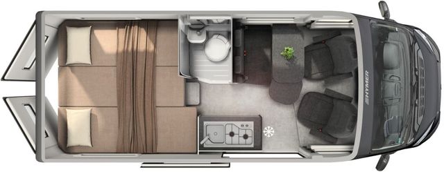 Hymer-Eriba Camper Van Yosemite Schlafdach