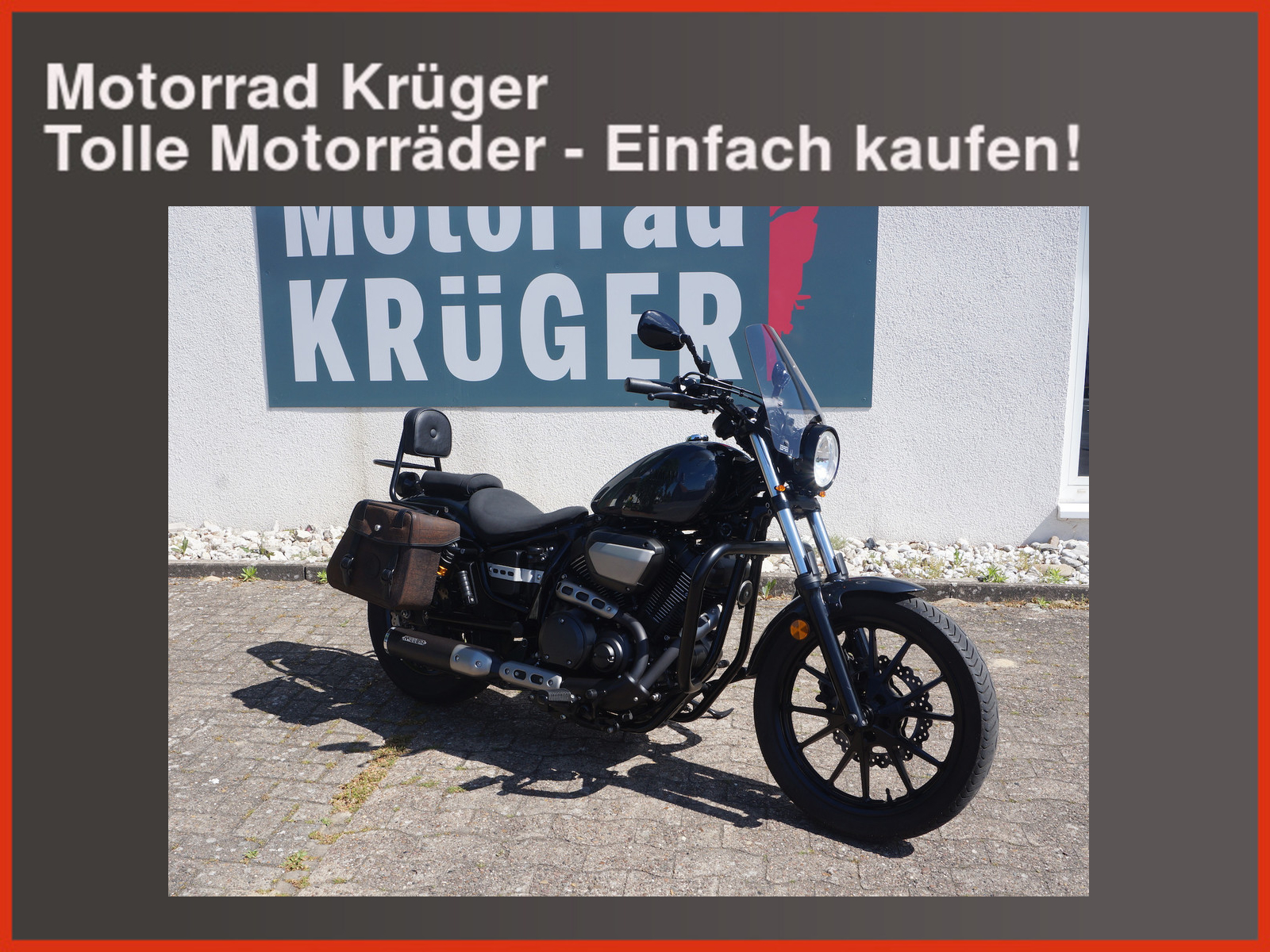Yamaha XV 950 R Bolt ABS Miller-Auspuff Viel Zubehör!