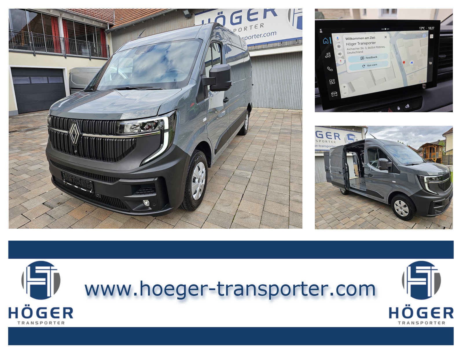 Renault Master L2H2 170 Neues Modell 10´´ Navi Kamera