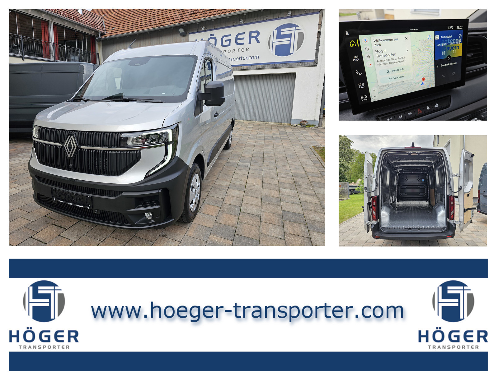 Renault Master L2H2 170 Neues Modell 10´´ Navi Kamera