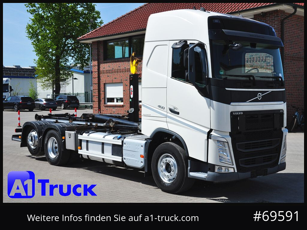 Volvo FH 460 XL, HYVA Abrollkipper, Liftachse,