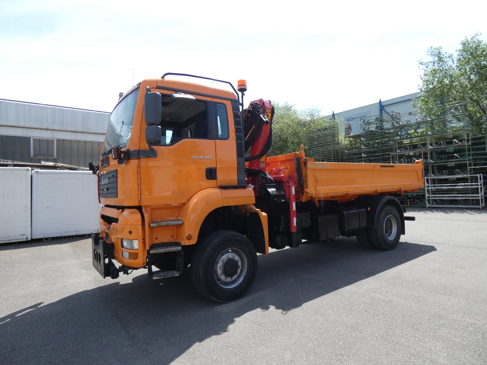 MAN TGA 18.360 4X4 BL Kipper+ Kran
