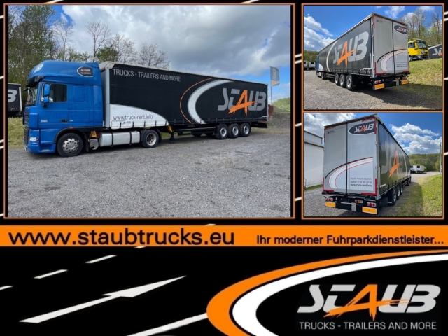 Koegel Schiebeplanenauflieger- Mietkauf m�glich