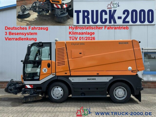 Sonstige Bucher City Cat 5006 3Besen Sweeper 4 Radlenkung