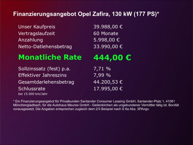 Opel Zafira
