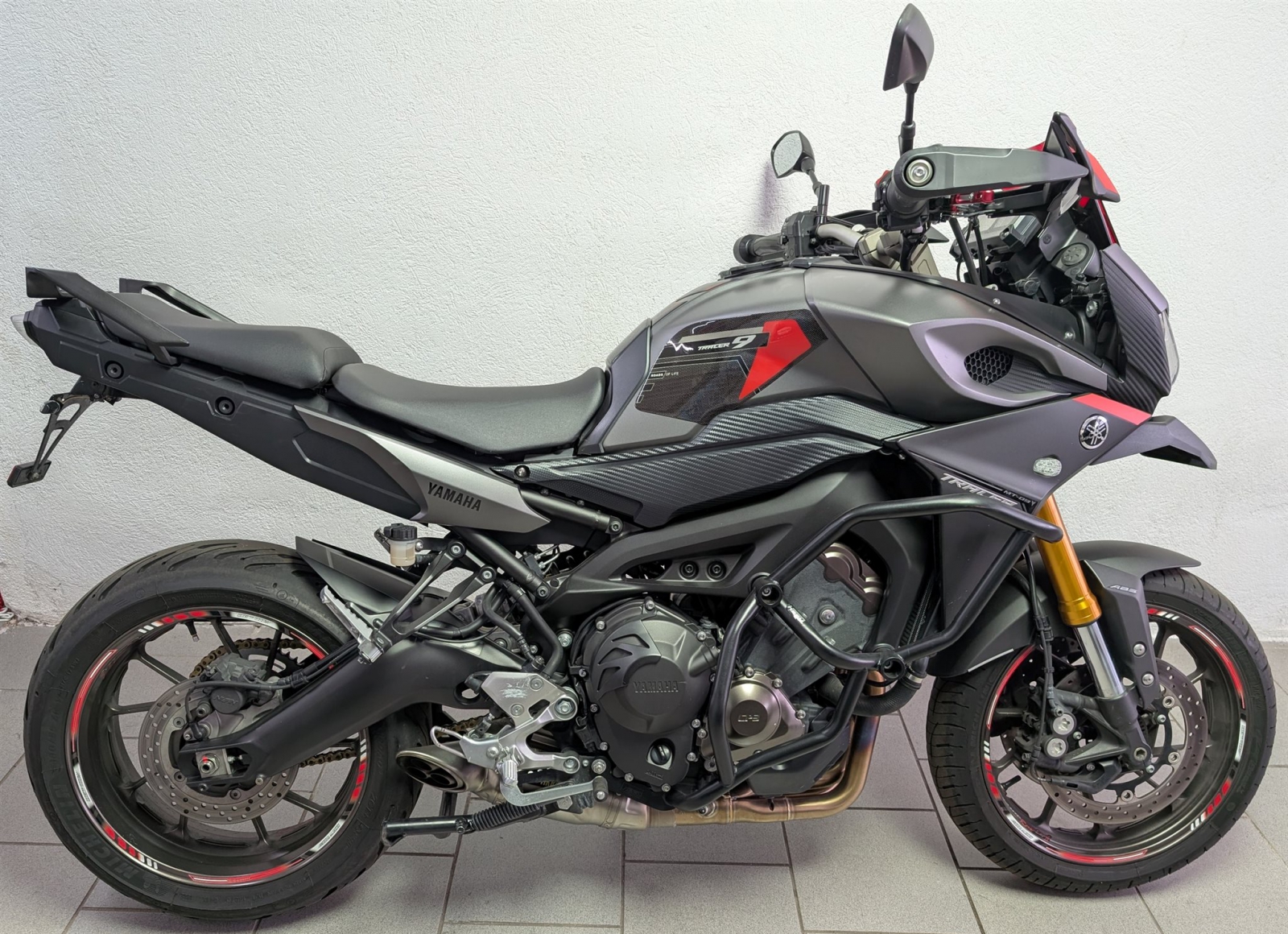 Yamaha Tracer 900, MT-09 ABS AKRAPOVIC Taschen Topcase DEKOR