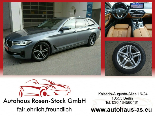 BMW 520 xDrive d Tour Autom,Mod 2021,Ledersports,Head-up,ACC,Kamera