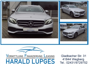 Mercedes-Benz E 220 d, Avantgarde, LED, Navi, RFK, Teilleder