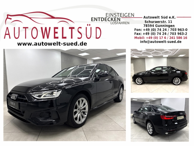 Audi A4 Limousine 40 TDI advanced Black VCkpt Navi Rcam LED Hifi