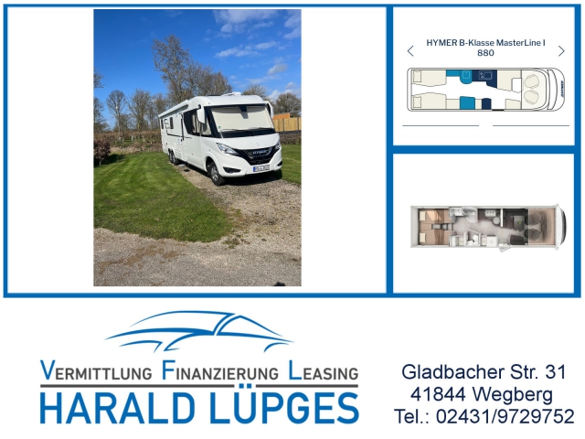 Hymer B Masterline I 880 mit Vollausstattung, Luftfed