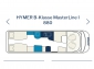 Hymer B Masterline I 880 mit Vollausstattung, Luftfed