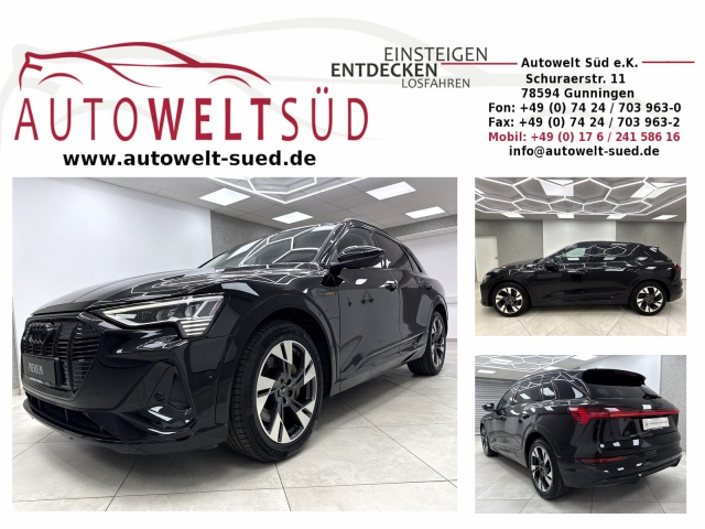 Audi e-tron 55 quattro S Line Sport Black Matrix ACC AHK Rcam