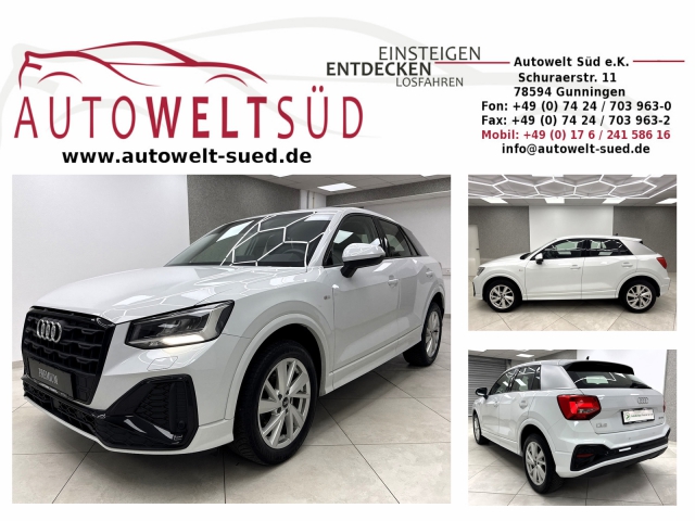 Audi Q2 35 TFSI S Line Sportpaket Black ACC Navi TotW RCam LED