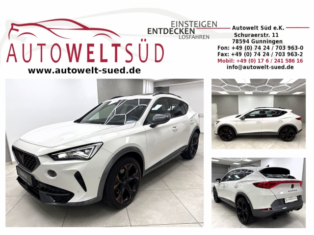 Cupra Formentor VZ 2.0 TSI Pano AHK Rcam Navi LED KeyL ElHeck