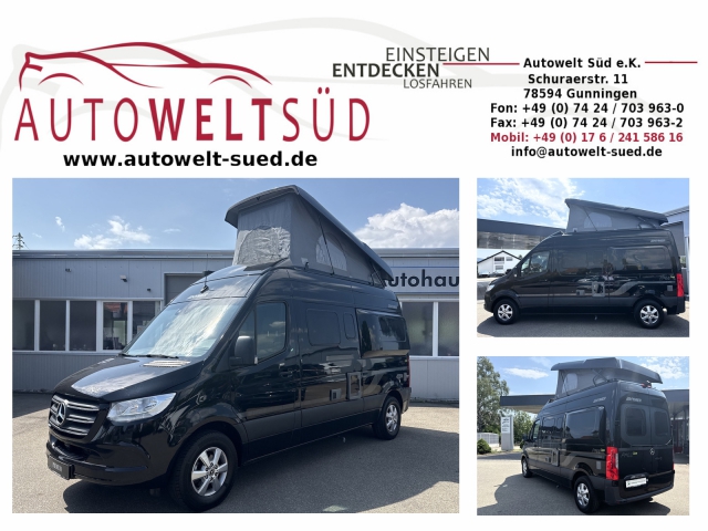 Mercedes-Benz Sprinter 317 CDI Hymer Free S 600 Bad WC K�che Aufstelldach Markise