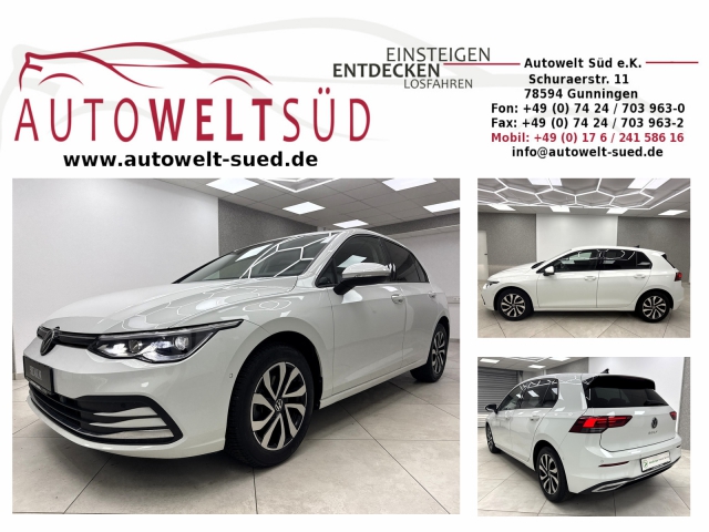 VW Golf 1.5 TSI Active StHz RCam ACC HUD 4xSHZ LED+