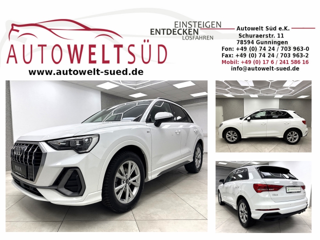 Audi Q3 35 TFSI S Line Sportpaket ElHeck KeyL Rcam AppleCar