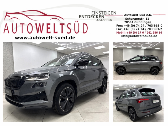Skoda Karoq 1.5 TSI Sportline ACC 2xSpur Matrix AHK RCam