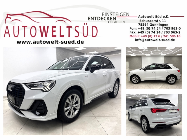 Audi Q3 35 TFSi S Line Sportpaket ACC AHK Rcam CarPlay LED